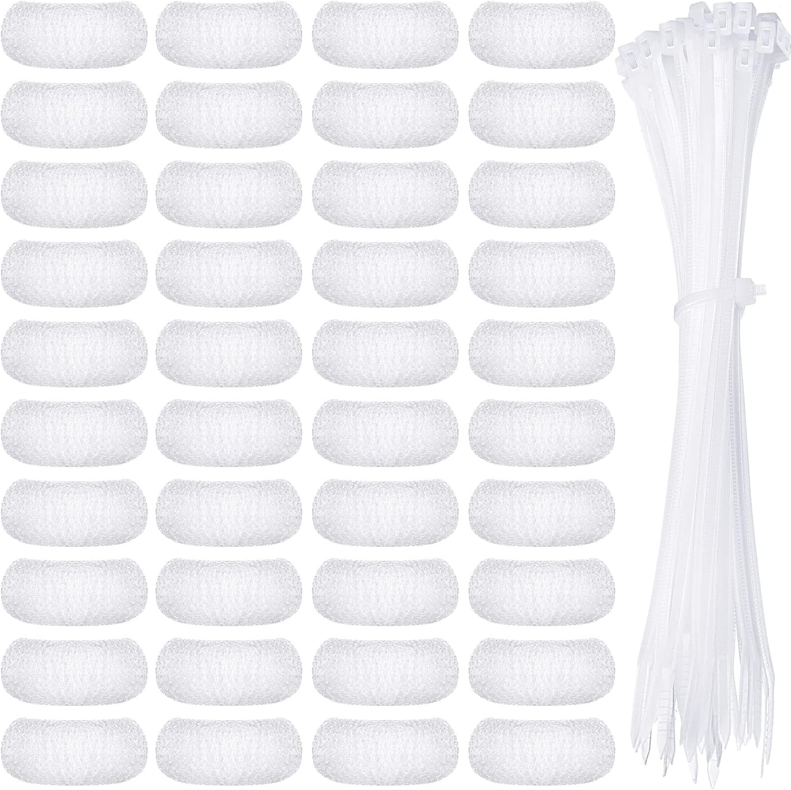 8 Pieces Lint Traps For Washing Machine Hose Nylon Mesh Lint Traps With 8 Pcs Tie Strap, Laundry Washer Drain Lint Catcher Discharge Hoses Filter Fits All Washing Machines - View #6