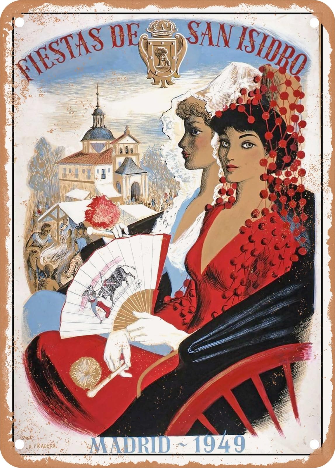 METAL SIGN - 1949 San Isidro Festivities 2 Vintage Ad home decor