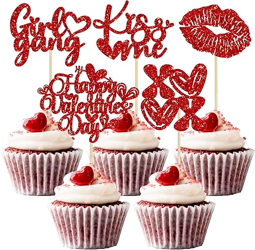 Miniatura 8 de Ephlyn 1 pieza de decoración de pastel con purpurina de corazón de amor para el día de San Valentín, temática de San Valentín, boda, despedida de