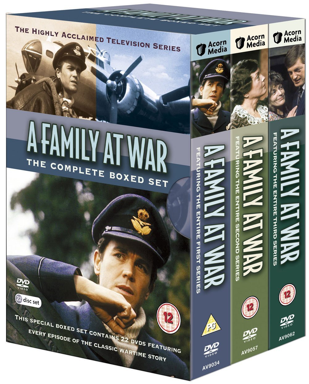 Family At War Complete Set DVD serie británica completa de importación Reino Unido versión original