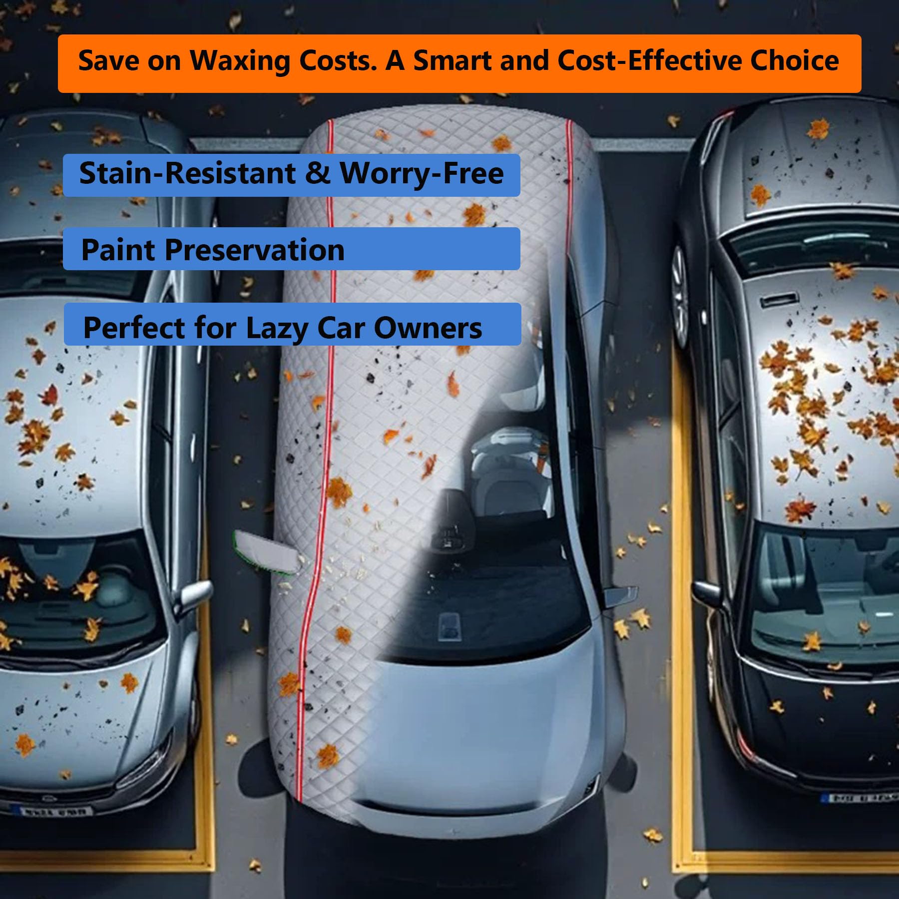Funda para Coche Antigranizo para Mazda MX-5 NC,Impermeable Funda Completa para Coche con Cremallera,Transpirable Antipolvo A Prueba de Nieve Cubierta Completa