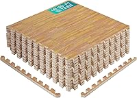 Vista 1 de Yes4All Alfombrillas Entrelazadas de EVA, Baldosas de Suelo tipo Rompecabezas, Acolchado de Suelo de Espuma con Borde para Muebles, Espacio