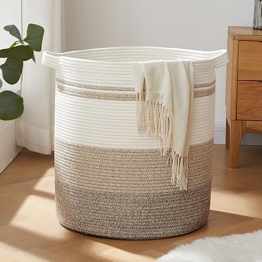 OIAHOMY 80L Woven Storage Basket
