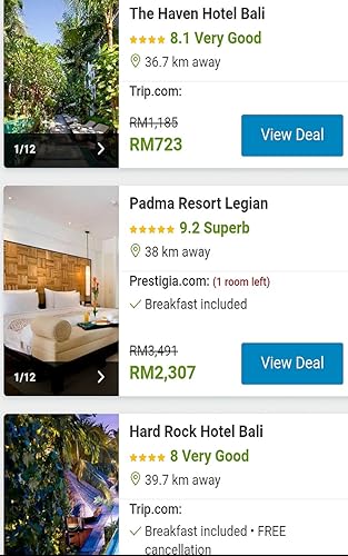 Booking Bali Hotels
