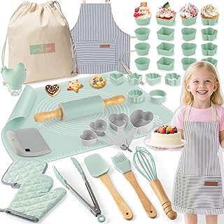 Ultimate Baking Kit for Kids - 38 Piece Kitchen Tools, Food Grade Silico...