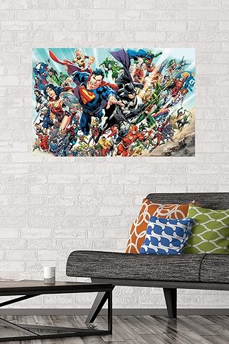 Miniatura 2 de Trends International DC Comics-Justice League Rebirth-Group - Póster de pared 22375 x 34 pulgadas versión sin marco