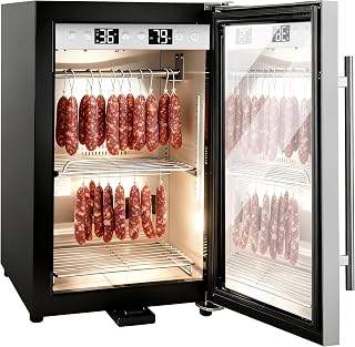 Cobalance Smart Dry Aging Cabinet for Salami, Beef & Cheese, 33lbs Capacity with No Water Tank Technology, Achieve Perfect Results in 14-65 Days, Ideal Holiday Gift.