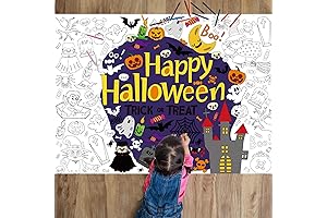 Crayola Halloween Coloring Poster Perfect for Kids