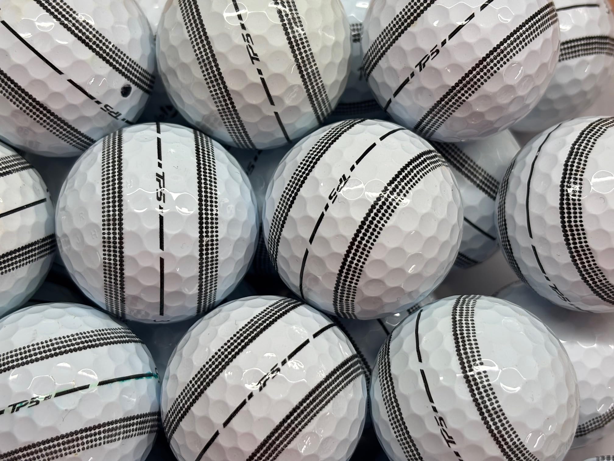 TP5 Stripe golf balls for taylormade - Pearl/Grade A used quality 12 pack