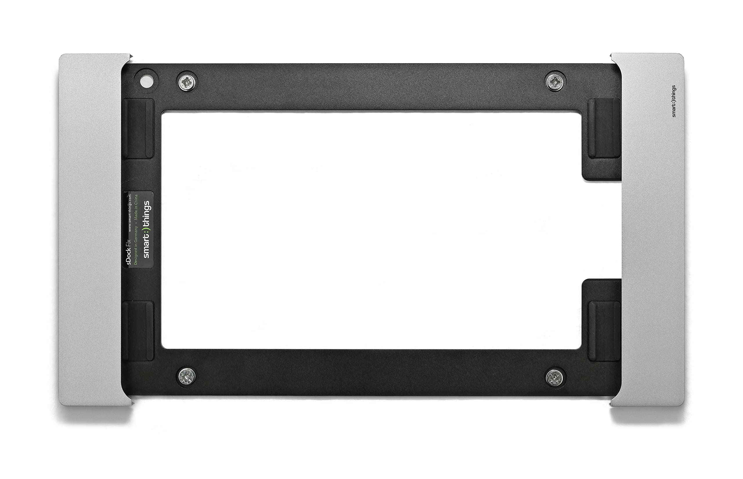 smart things sDock Fix s32 s - Verschließbare robuste Wandhalterung kompatibel mit Apple iPad 10.2" / Air 10.5" / Pro 10.5" zur dauerhaften Installation, Montagematerial enthalten, Silber