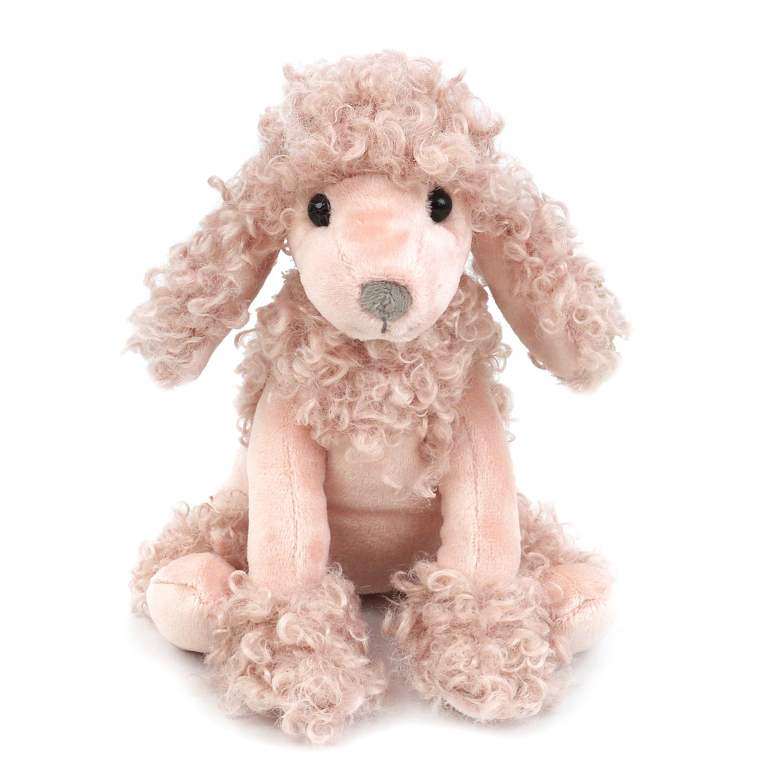 MON AMI Paris the Poodle Dog Stuffed Animal 7.5"/19cm | Soft Puppy Plushie in Mauve | Premium Gift for All Ages | Cuddly Dog Toy for Snuggles, Display & Imaginative Play