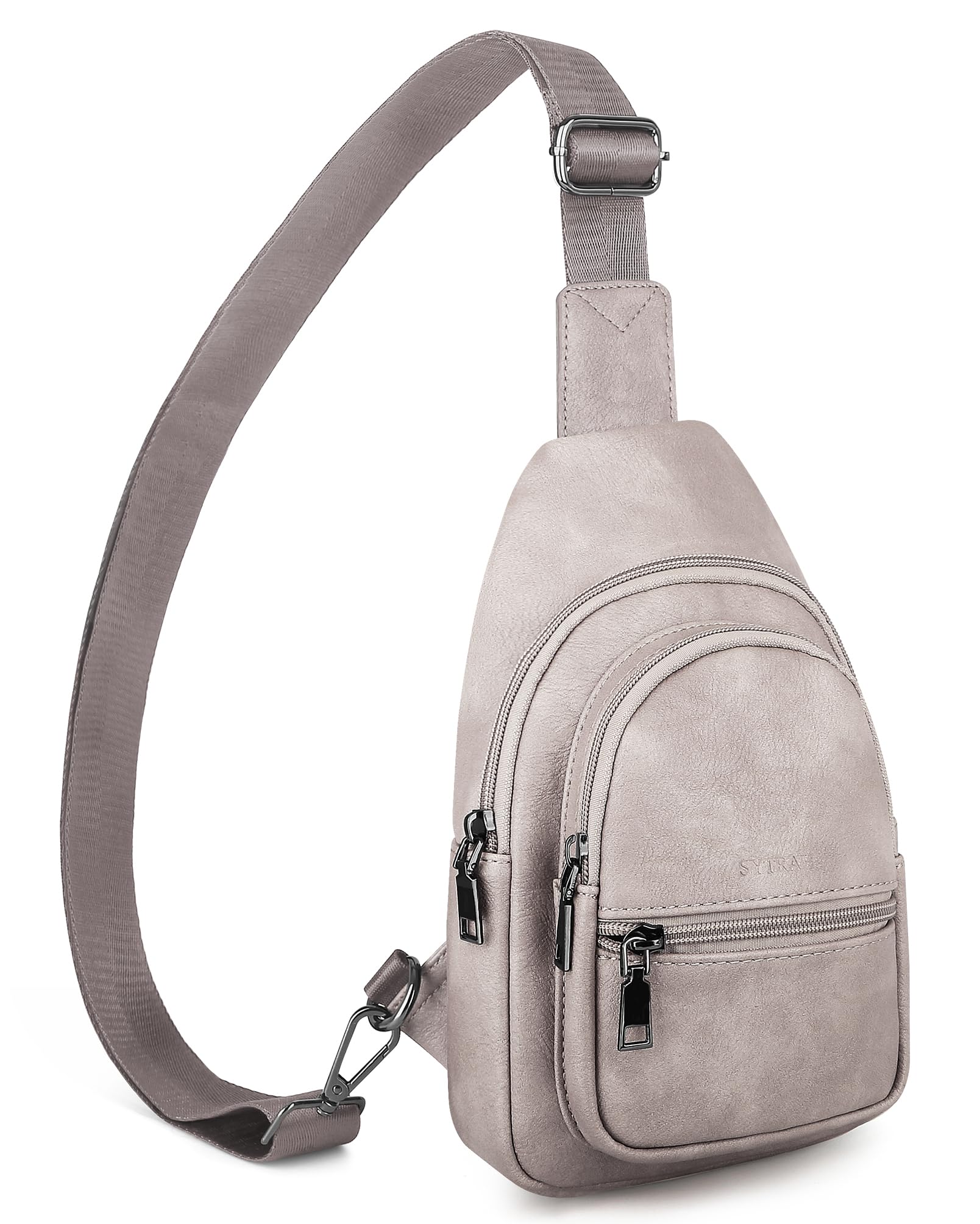 Sling Bag for Women Crossbody Bags Purse for Women Trendy Vegan Leather Fanny Pack with Adjustable Strap