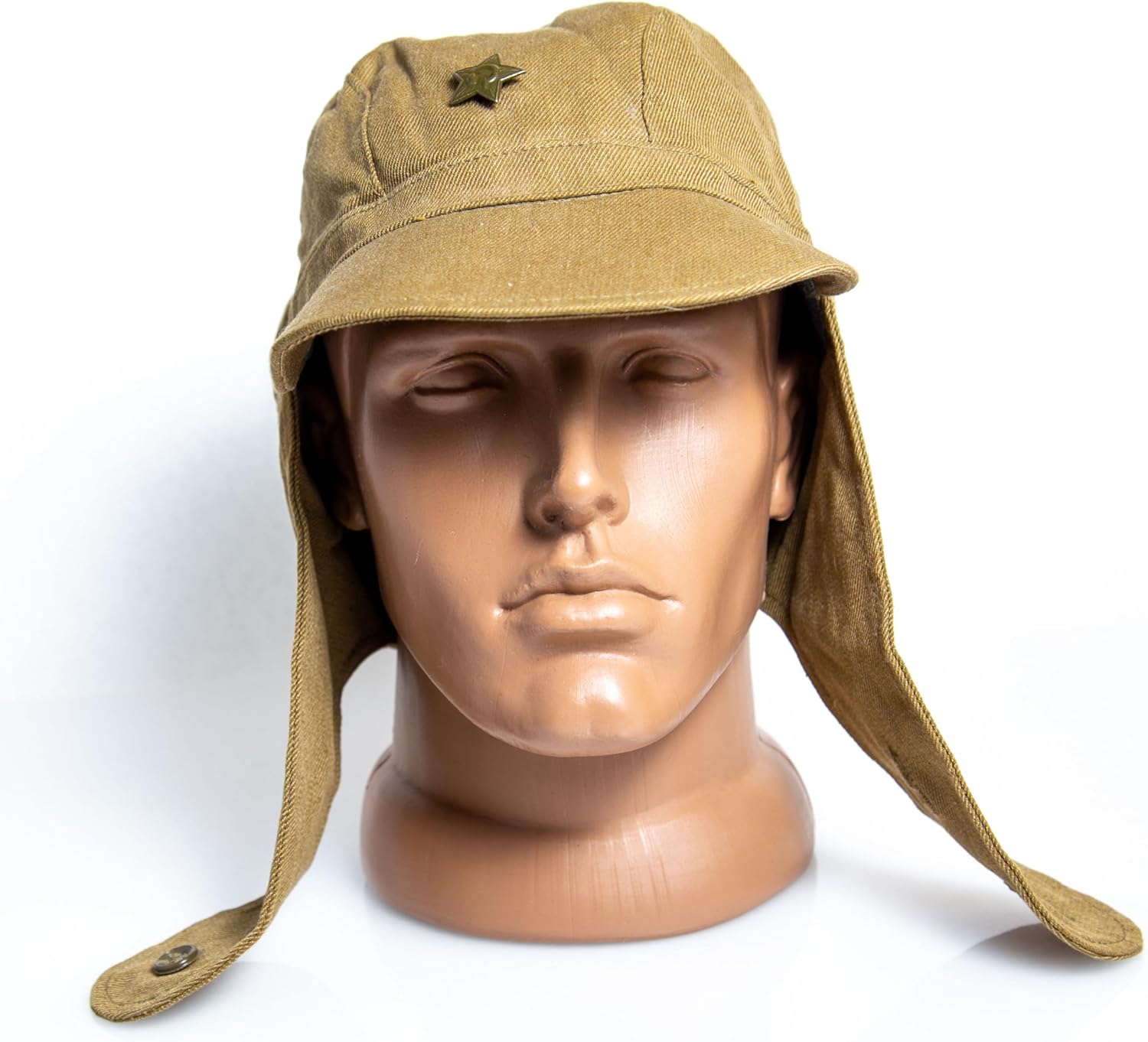 Afghanka Summer Cap hat USSR Russian Military Soldier Field Desert Size 57 70s Sand Color