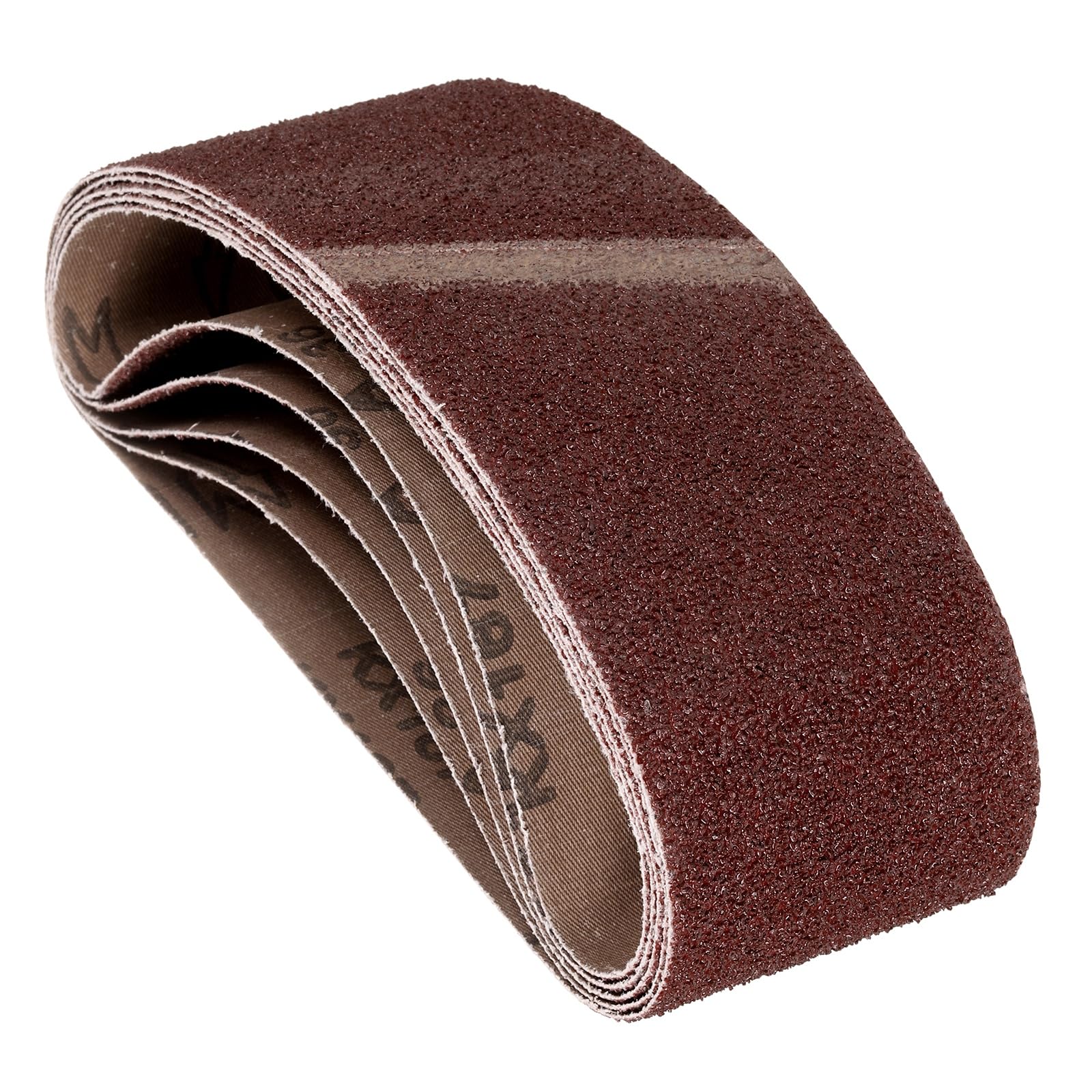 6 Pcs Sanding Belts 4 x 24 Inch 36 Grit Aluminum Oxide