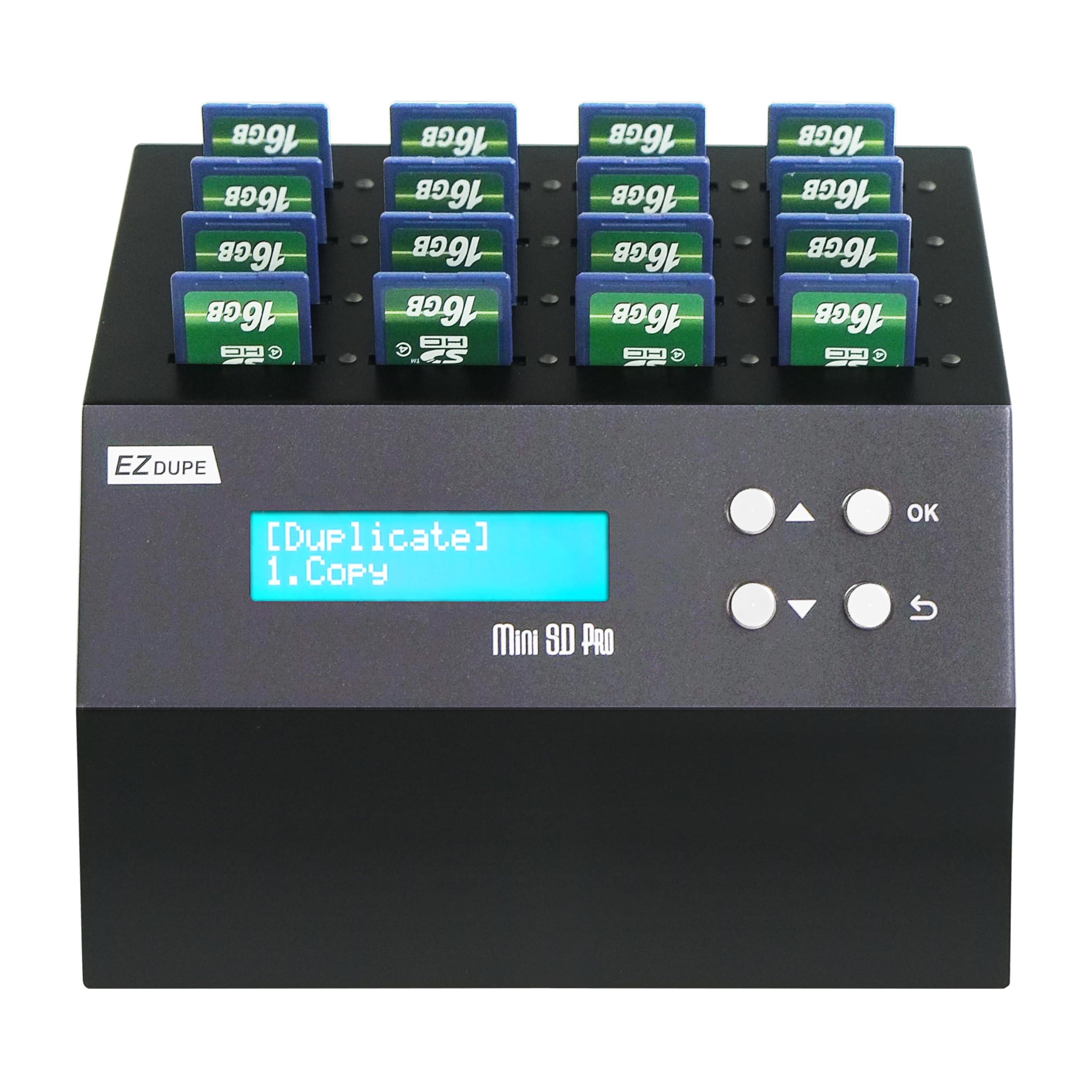 EZ DUPE SD Duplicateur Cloneur de Cartes Mémoire 15 Ports Cibles Mini SD Pro