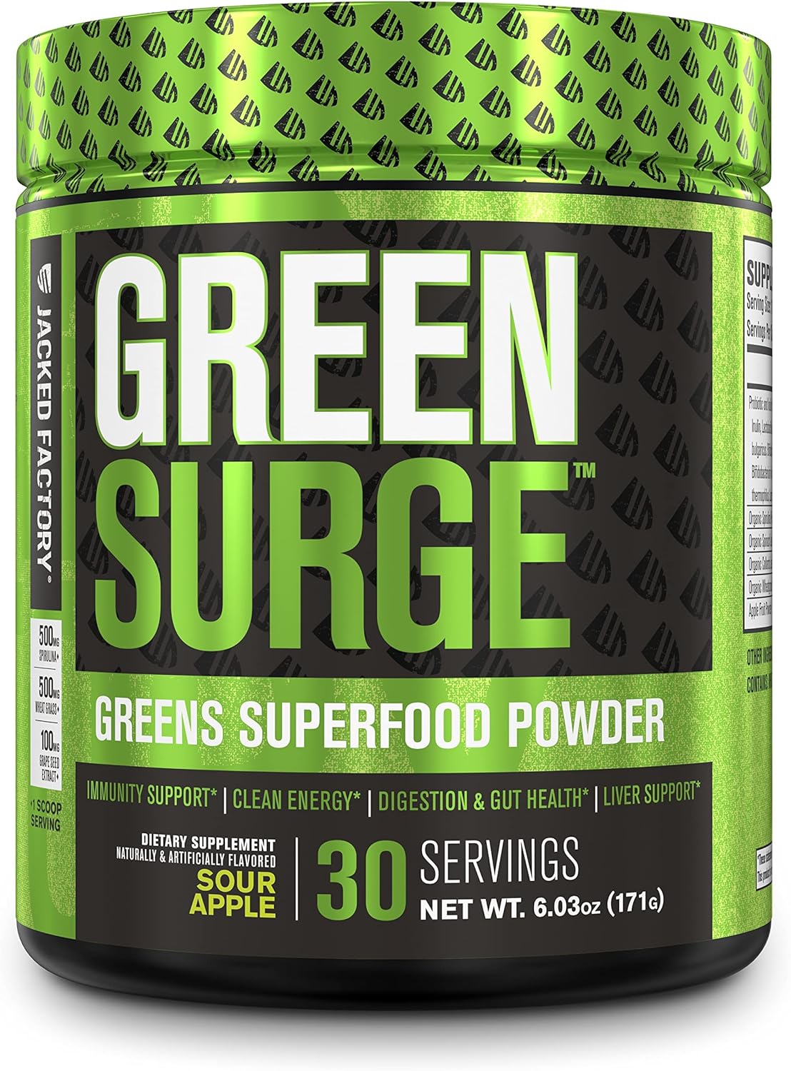 Green Surge Green Superfood Powder Supplement Keto Friendly Greens
