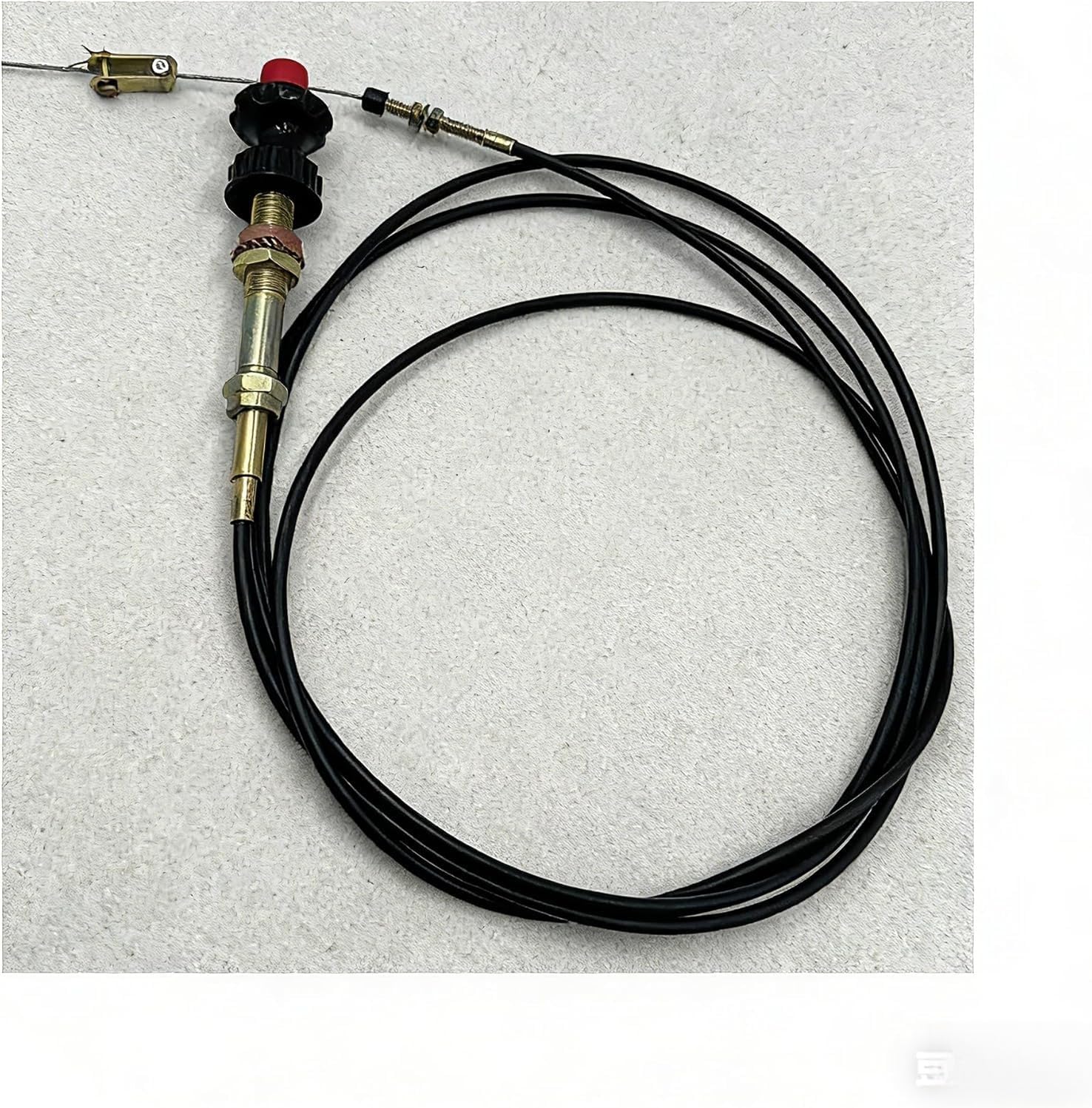 Heavy Duty Vernier Locking Throttle Cable Fits For Truck Equipment (VCGTX15) 55204 15FT Adjustable Locking Control Cable throttle kit