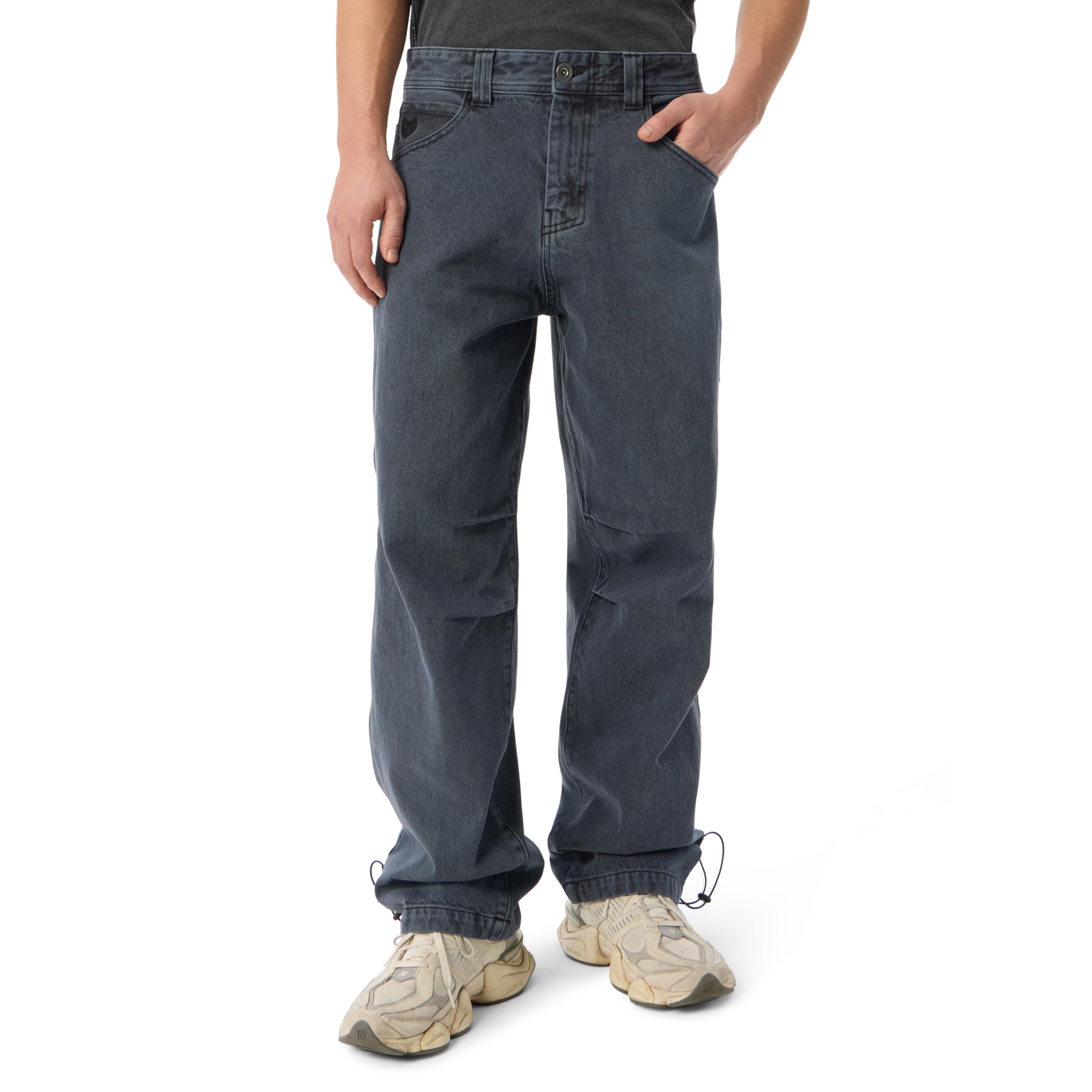mens Air-baggy Parachute Jean With Venting Side Seams Standard Jeans