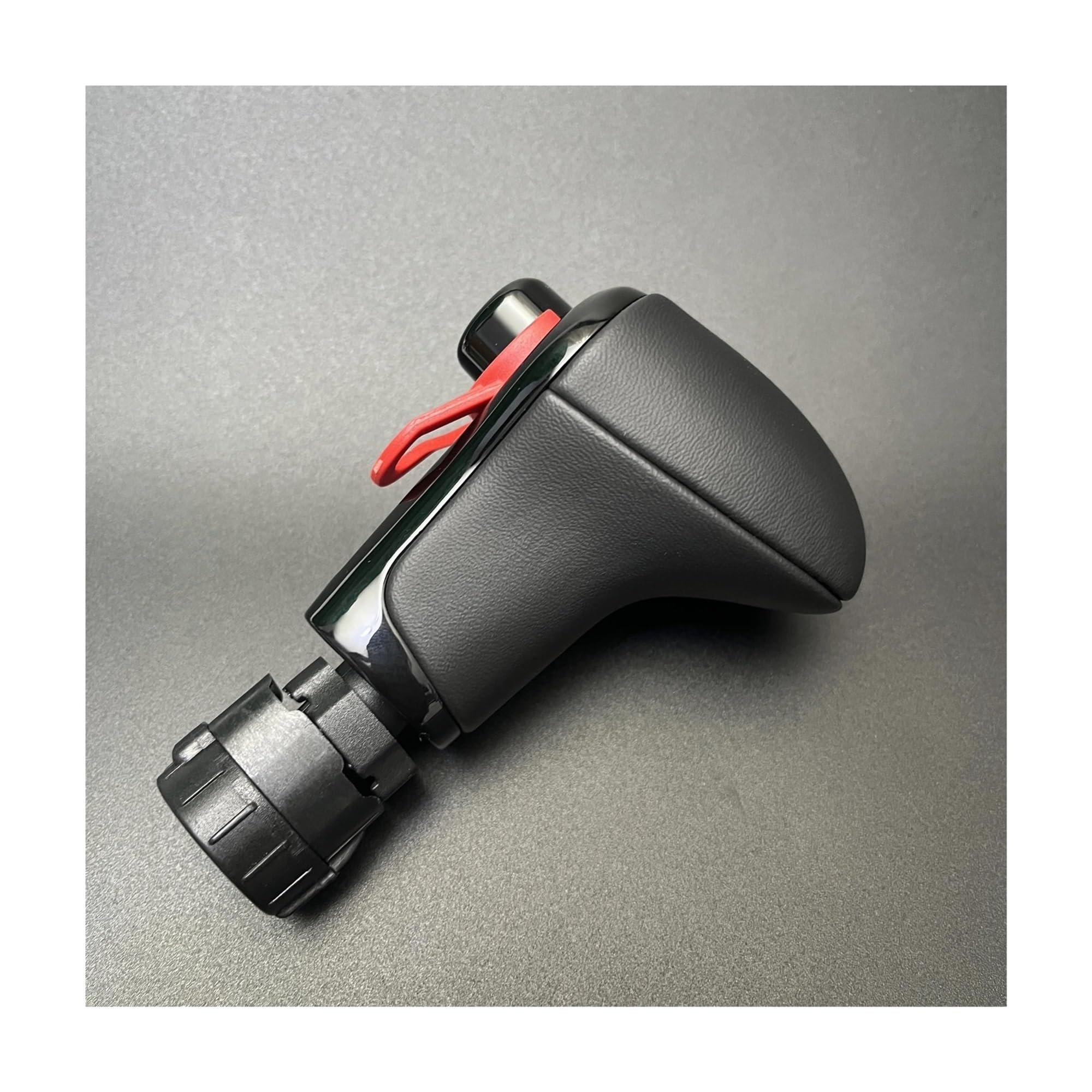 Ahrpkamerd One Color Gear Shift Knob 1Pcs For Q7 Q5 A3 A4 A5 A6 A7 C6 C7 Carbon Leather Gear Shift Knob Shift Knob(Black Leather)