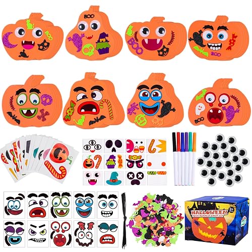 Max Fun 332PCS Halloween Crafts for Kids, Halloween Activities Foam