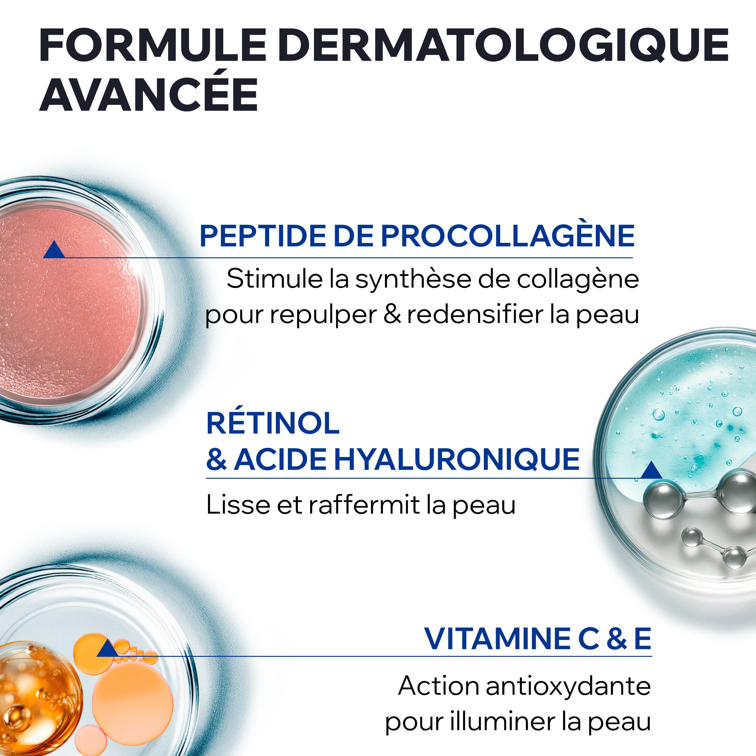 Uriage Age Absolu Masque de Nuit Raffermissant - Rétinol, Acide Hyaluronique, Beurre de Karité - Booster de Procollagène x6 - Rides, Relâchement - Volume & Hydratation - Brevet Anti-âge Exclusif -50ml