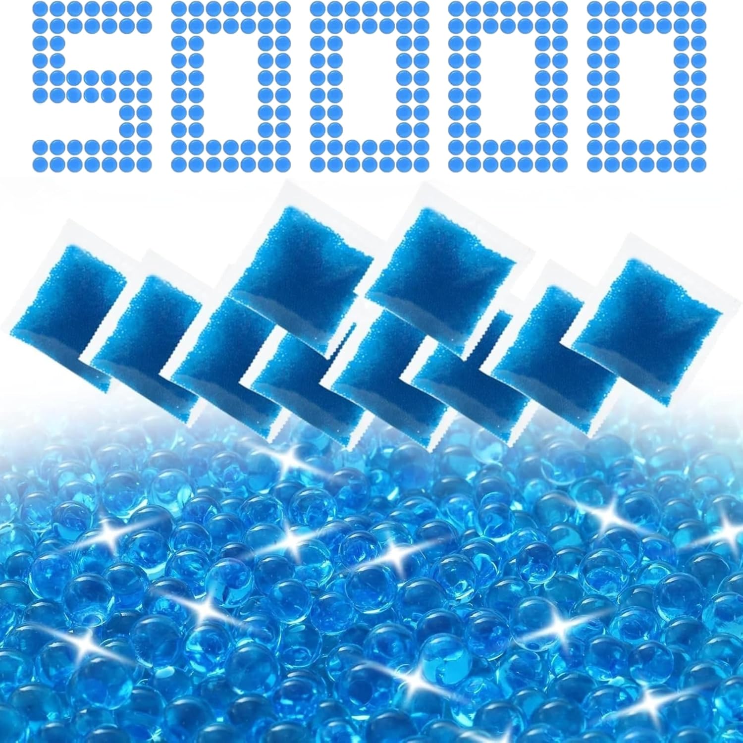 PINNACLE DYNAMICS Gel Blaster Ammo - 50,000 Rounds 7-8 mm (5 Packs ...