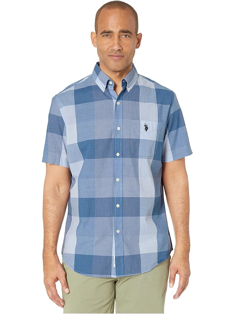 U.S. POLO ASSN. Short Sleeve Oversize Plaid