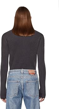 Amazon | [Diesel] (ディーゼル) メンズ ニット リブ ジップデザイン