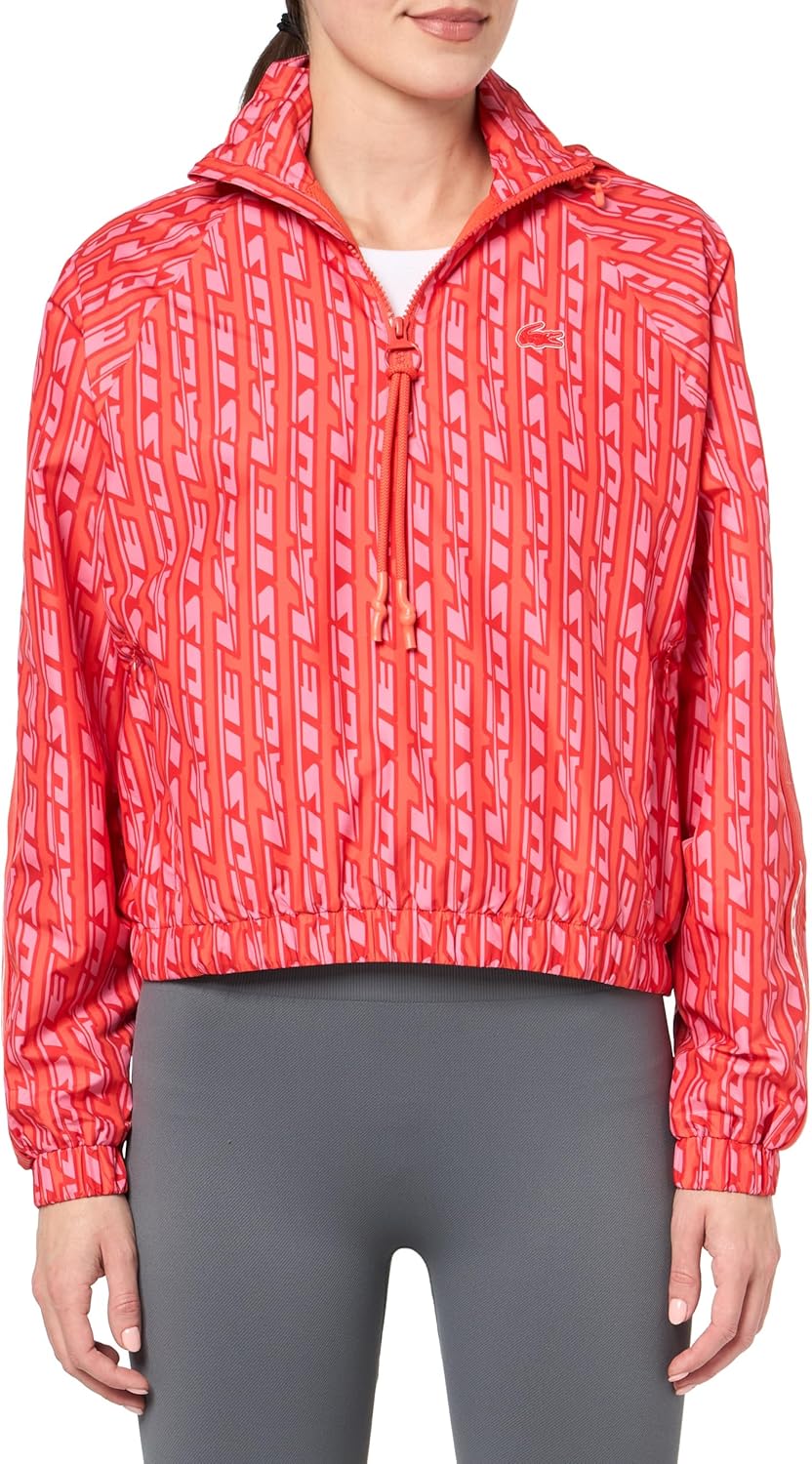 Lacoste Women's Oversized Hooded Track Jacket