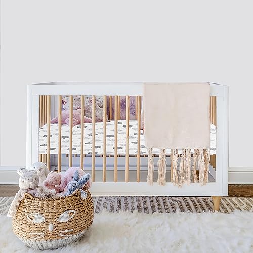 Miniatura 5 de AMROSE Paquete de 2 sábanas de microfibra para cuna, de 28 x 52 pulgadas, de franela polar para cuna y colchón de niño pequeño, suaves y cómodas y