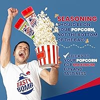 Vista 4 de Tasty Bomb Paquete de condimentos para palomitas de maíz, apto para dieta cetogénica, condimentos de palomitas de maíz en polvo para regalo, paquete