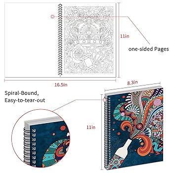 Amazon.com: Kalysky Adult Coloring Books Set:3 Coloring