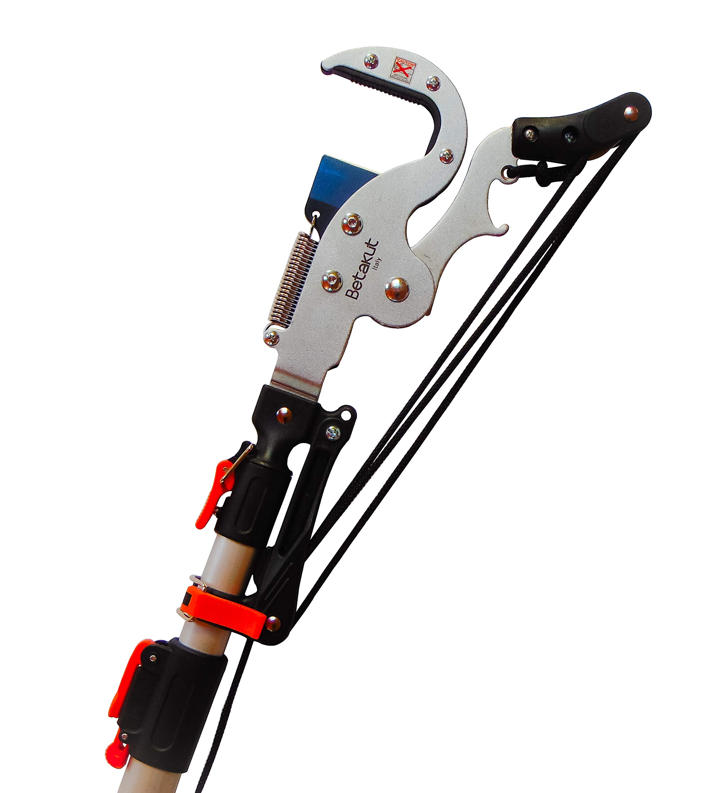 Svettatoio telescopico Professionale a Taglio Battente – svettatoio telescopico a cremagliera con Asta telescopica in Alluminio allungabile Fino a 3 m e Lame in Acciaio.