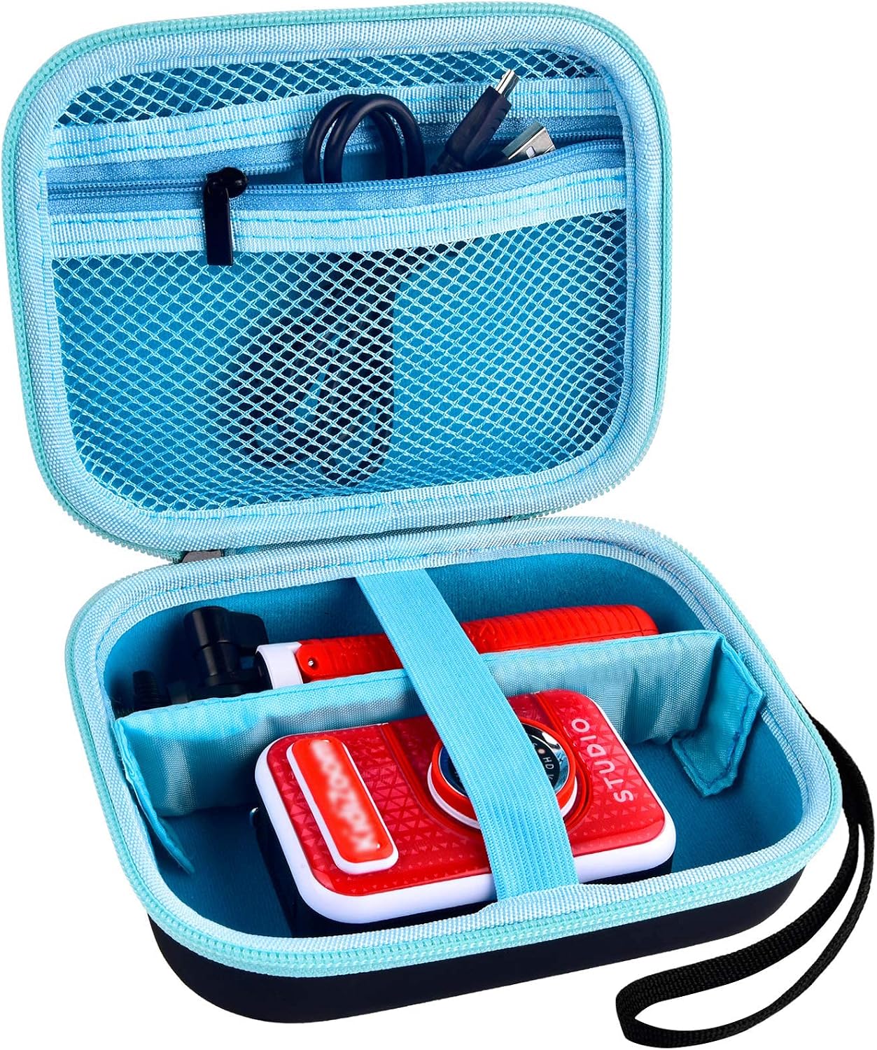 Amazon.com: Funda para cámara VTech KidiZoom Creator Cam HD para cámara de  vídeo KODAK Printomatic digital de impresión instantánea, juguetes, bolsa  organizadora de almacenamiento de transporte, también sostiene accesorios  de trípode (solo