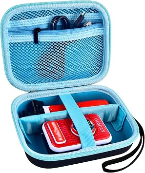 Amazon.com: Funda para cámara VTech KidiZoom Creator Cam HD para cámara de  vídeo KODAK Printomatic digital de impresión instantánea, juguetes, bolsa  organizadora de almacenamiento de transporte, también sostiene accesorios  de trípode (solo