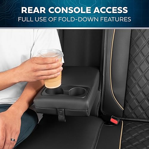 Miniatura 3 de Prestige - Fundas de asiento de automóvil de alta calidad, ajuste semipersonalizado para asiento trasero, cubierta interior de automóvil, camión,