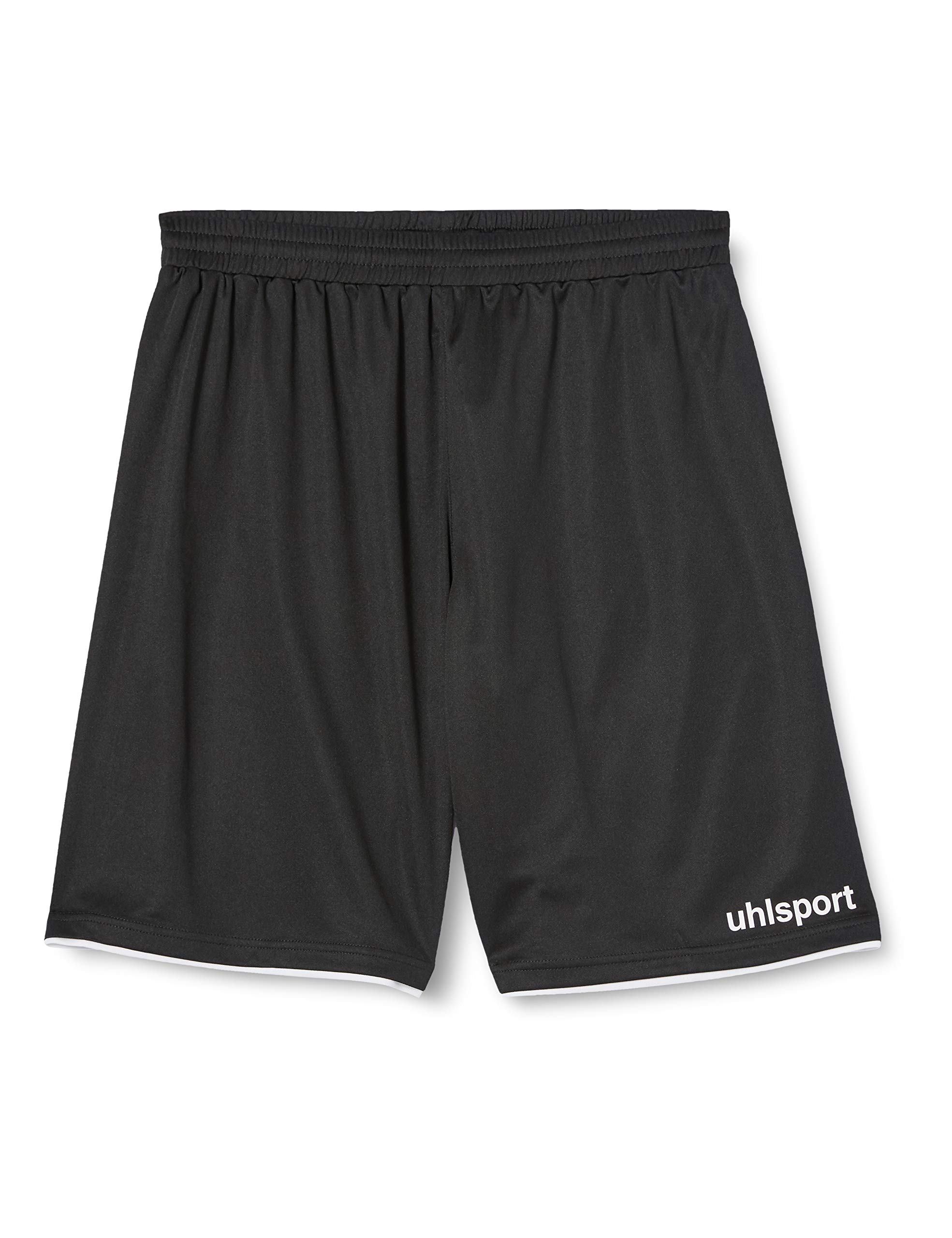 uhlsport Club Men's Football Shorts, Mens, 100380602, Black White, 3XL
