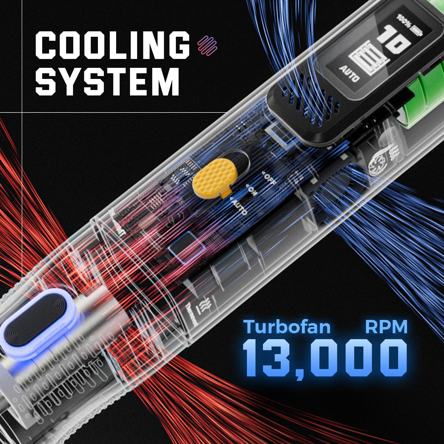 JAKEMY Kabelloser Ultraschall-Schneider, 40kHz 35W, 3 Schneidemodi, 5 austauschbare SK5 Klingen, 2-in-1 Ultraschall-Schneiden & Pr?zisionsschleifen, f邦r 3D-Druck/Modellbau/Gunpla/Harz/Kunststoff