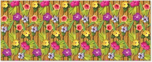 Beistle léopard 52128 Câble VGA Luau Fond, 4-Feet par mètres