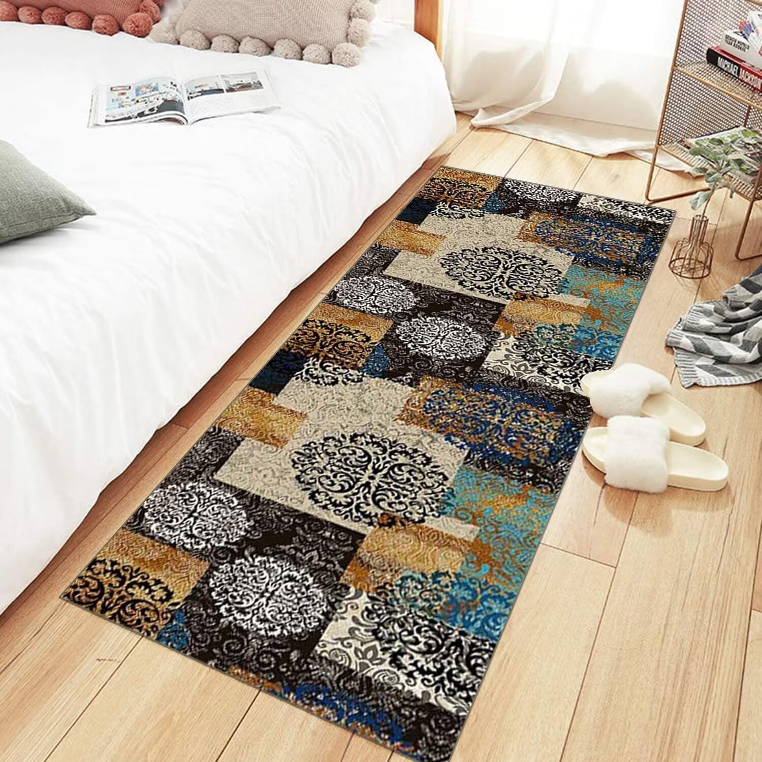 Tapis Couloir Marron Gris Moderne Tapis Couloir ZVEZVI 40x300cm - Antidérapant Lavable Géométrique Tapis Polyester Lavable Couloir Cuisine Tapis Couloir Marron Gris Moderne Tapis Couloir ZVEZVI 40x300cm - Antidérapant Lavable Géométrique Tapis Polyester Lavable Couloir Cuisine