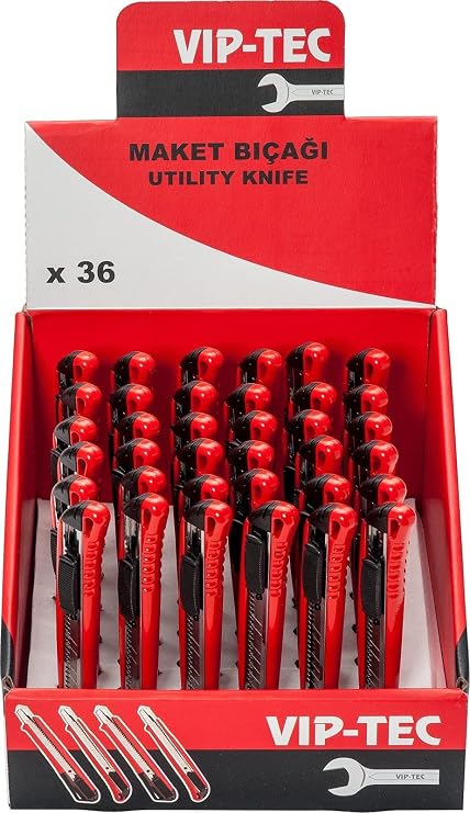 VIP-TEC Küçük Metal Maket Bıçağı 9 mm