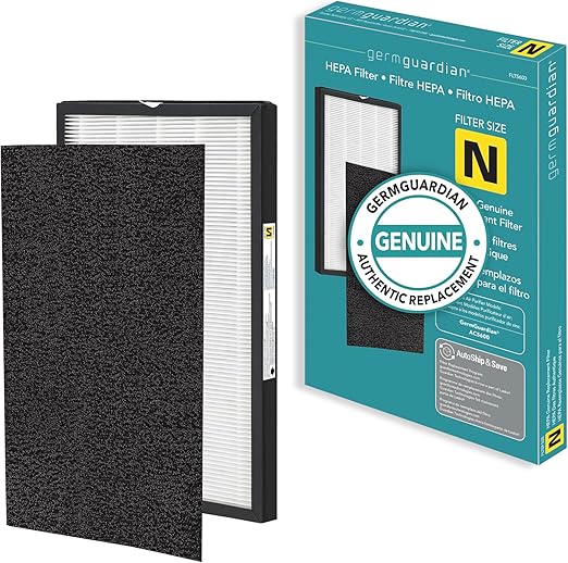 GermGuardian Filter N HEPA Pure Genuine Air Purifier Replacement Filter, Removes 99.97% of Pollutants GermGuardian Air Purifier AC5600, FLT5600