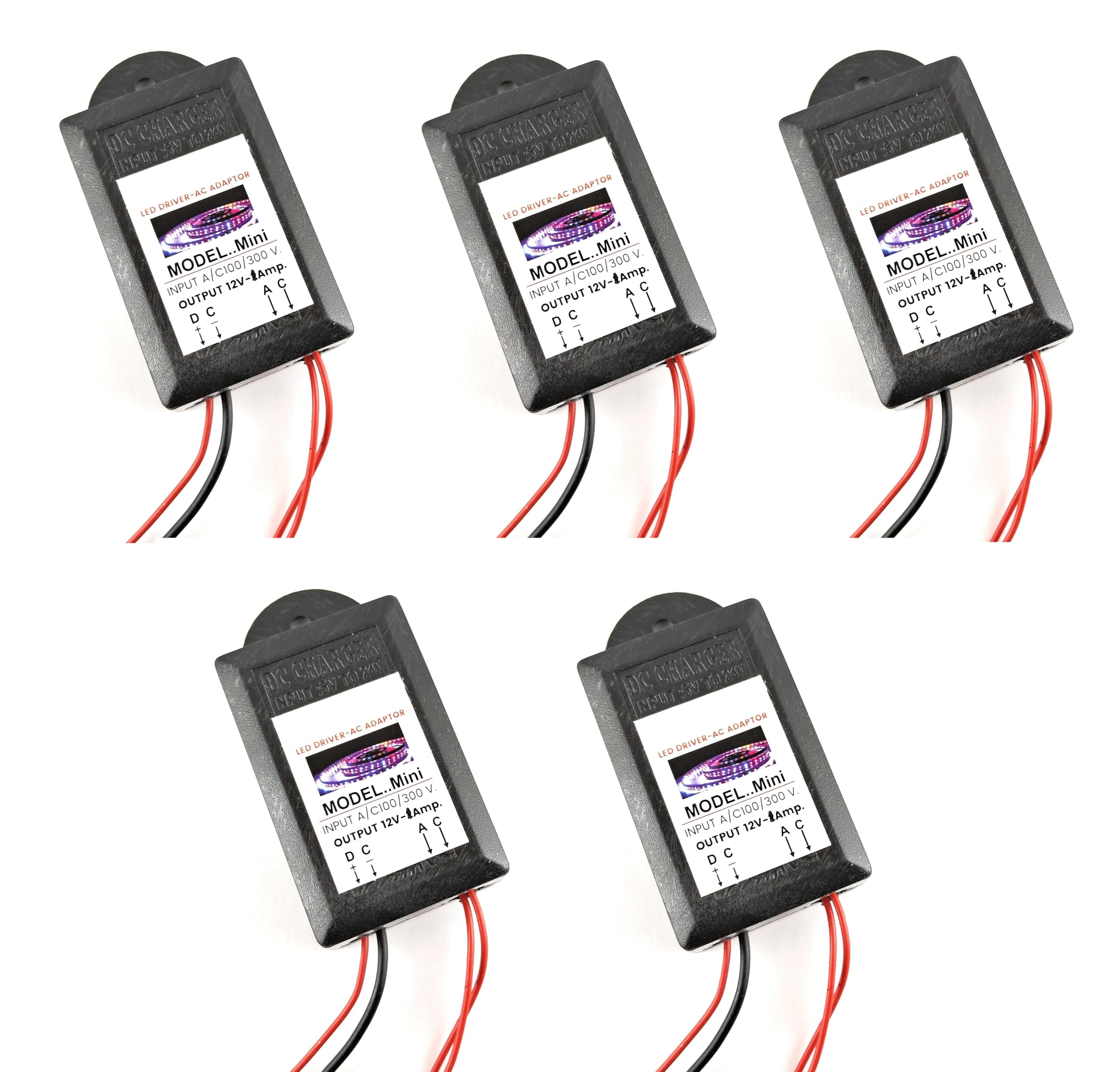 SME 5 pics 220V AC to 12V 1A DC LED Strip Driver/Adapter SMPS Power Supply-picture-23