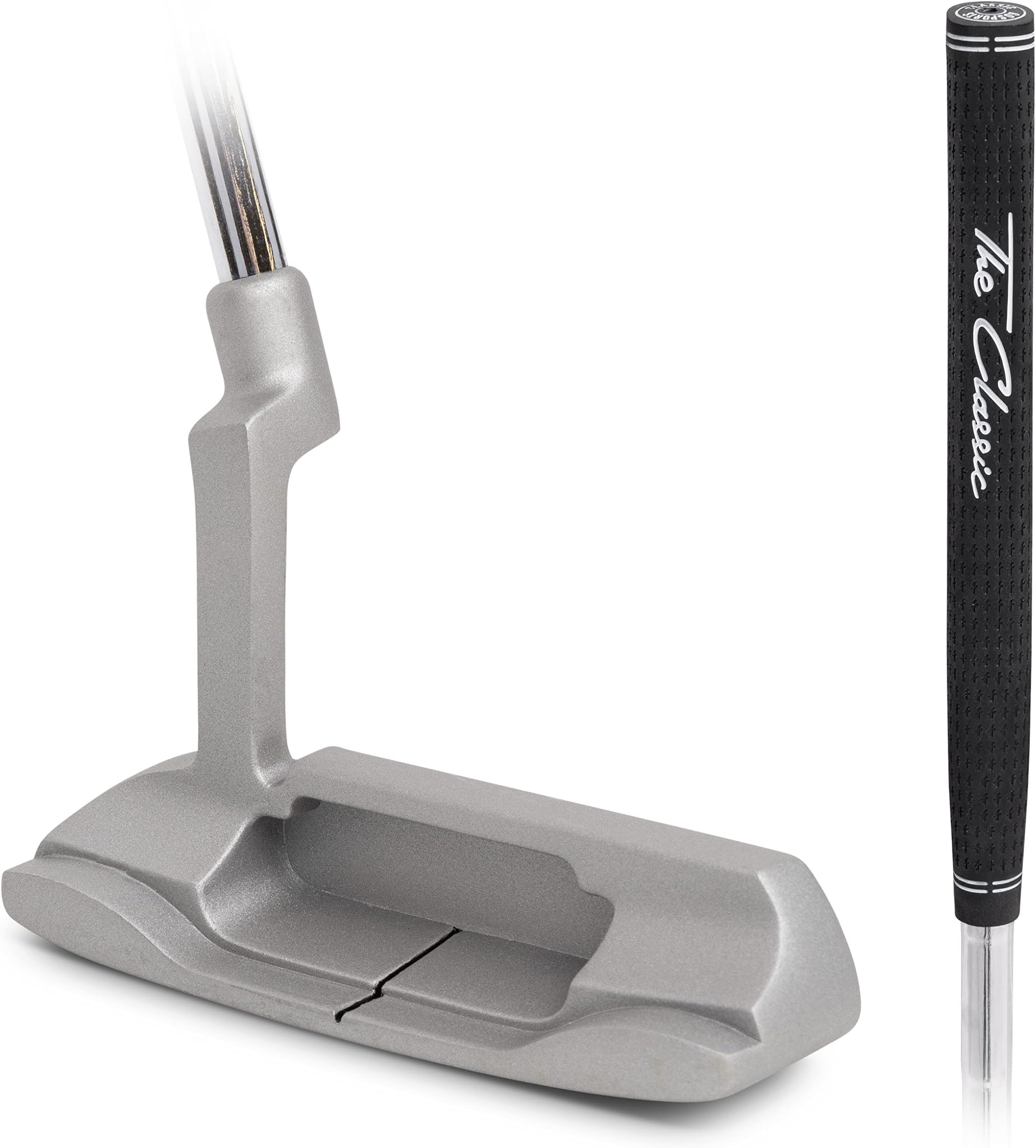GoSports Classic Golf Putter - Tour Blade Design with Premium Grip and Milled Face - Right Handed 35"
