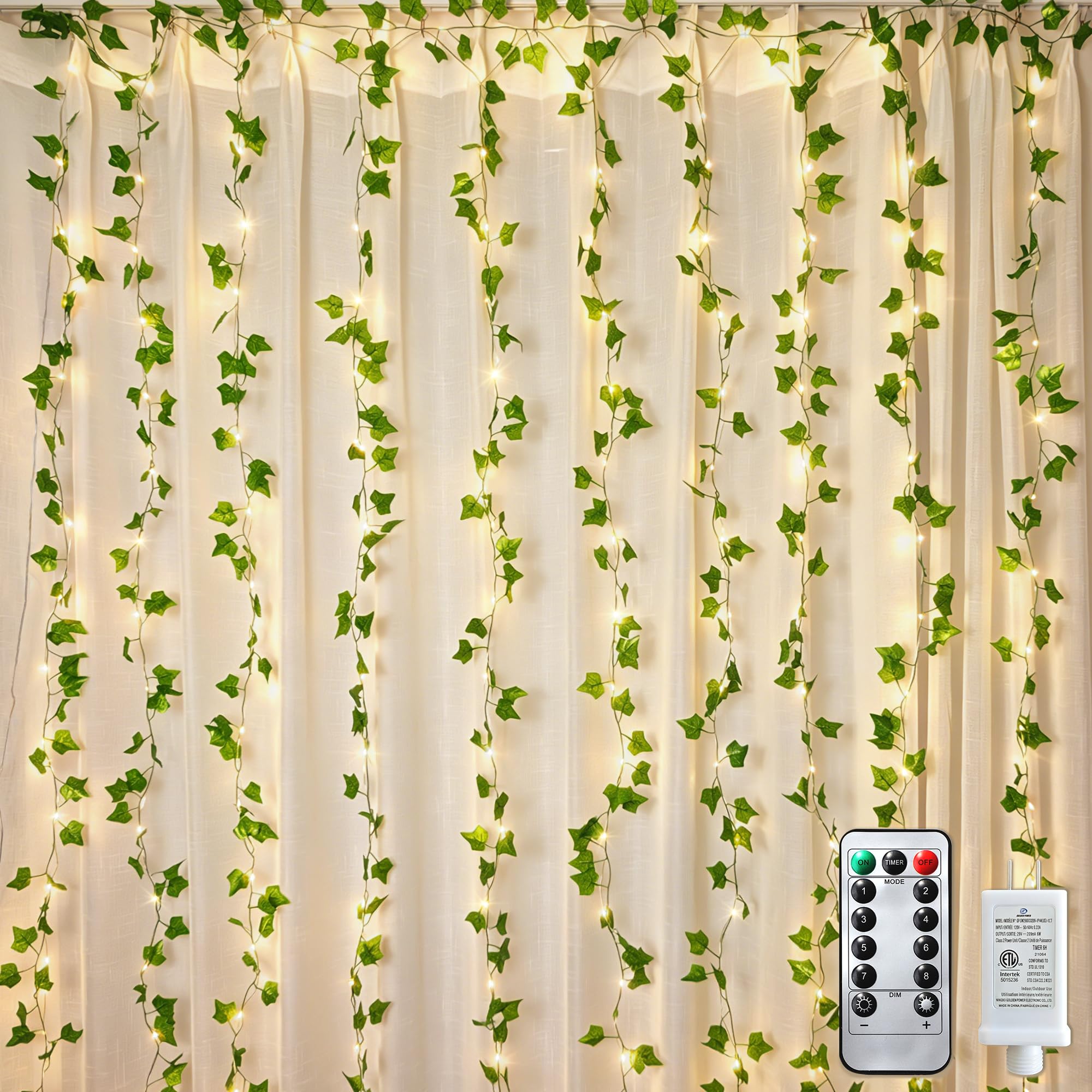 Photo 1 of Bexdir 200 LED Ivy Curtain Lights