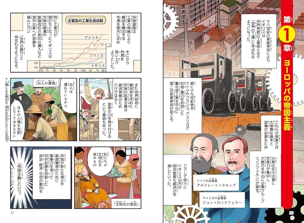 世界の歴史 角川まんが学習シリーズ 世界の歴史 13 帝国主義と抵抗する人々