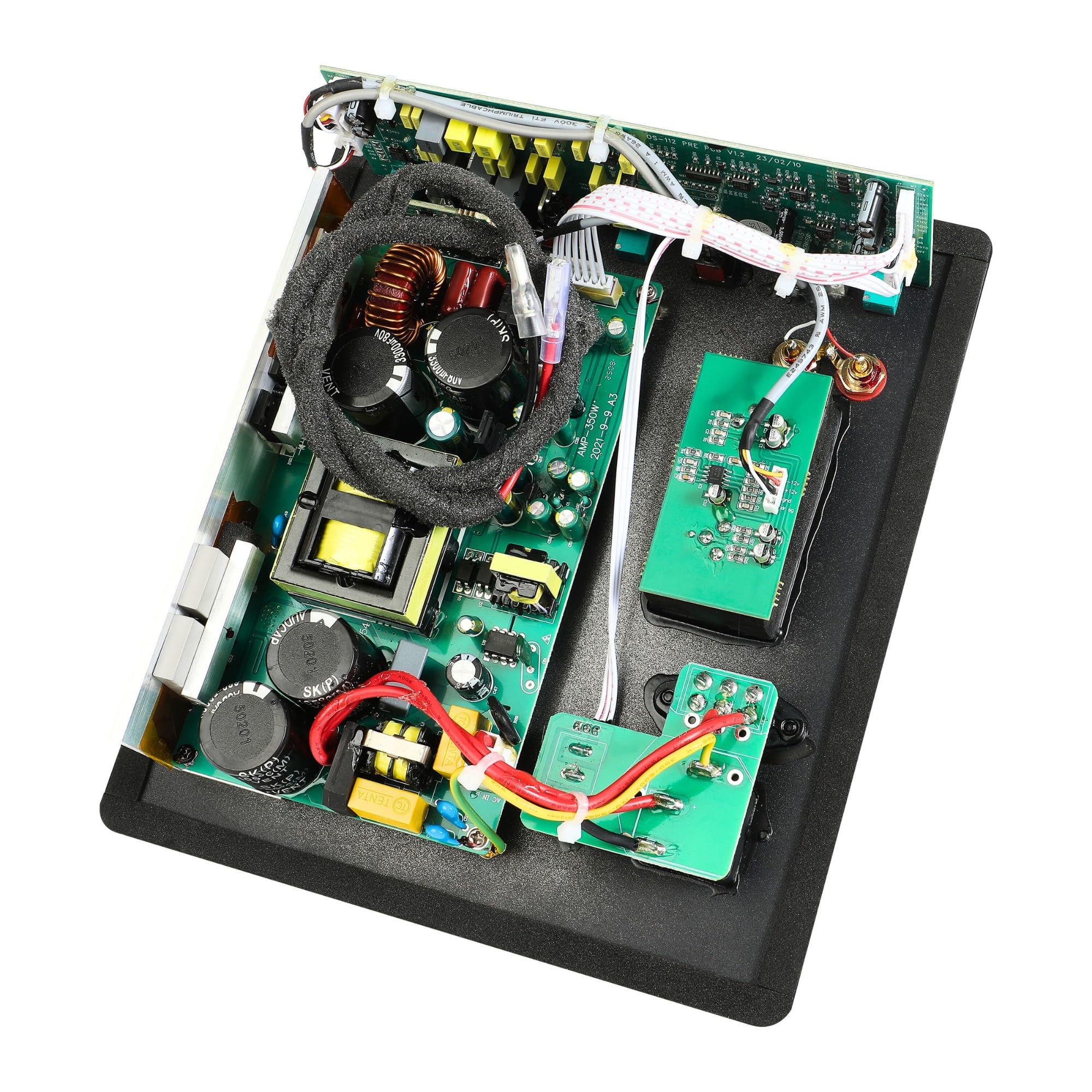 WAudio Amplificatore per subwoofer classe D da 350 W, amplificatore ad alte prestazioni per subwoofer