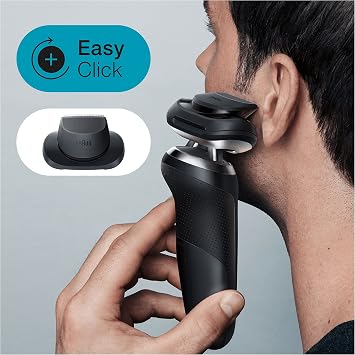 Braun Series 7 Electric Shaver for Men with Precision Trimmer, Wet and Dry, 100 Percent Waterproof, UK 2 Pin Plug, 70-N1200s, Silver Razor