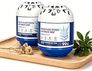 Multi Functional Air Magic Box/dust remover/Air Freshener Supplies2PK | portable air purifier、dust collector、air magic box dust remover.Plant Extract Formula、Gel Air Freshener