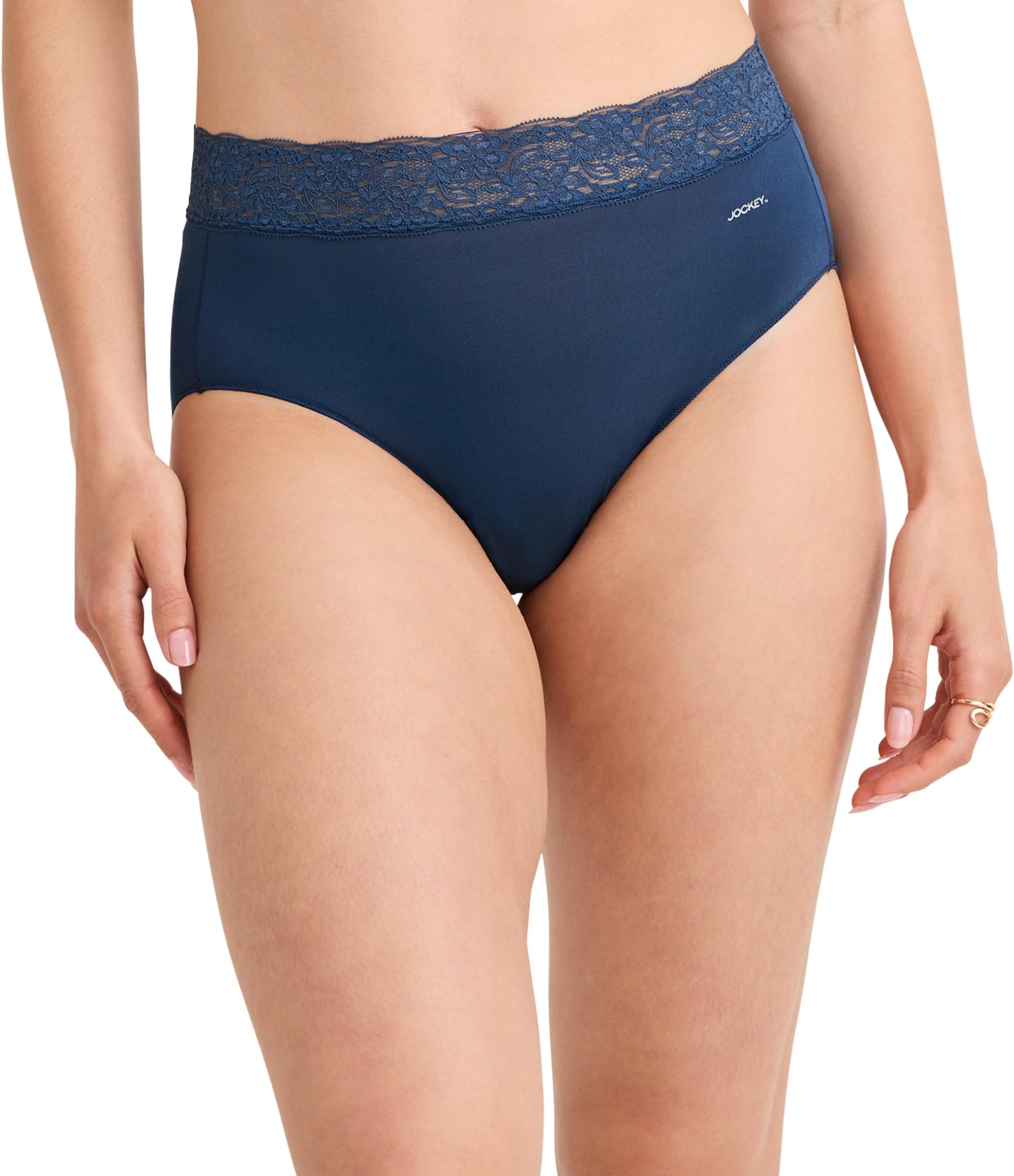 Jockey Women's Underwear No Panty Line Promise Tactel Lace Hip Brief